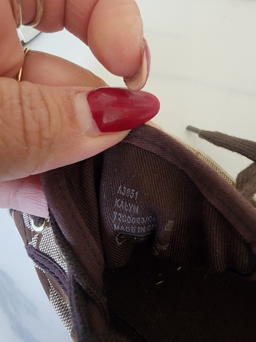 Coach Women Brown Signature Canvas Low-Top Sneakers - Picture 2 of 7